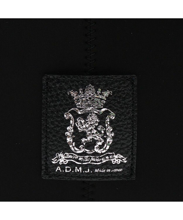 A.D.M.J. 【魔法の様に軽い】イタリアンファブリック/マジックライト/センターリボントートM ネグロ