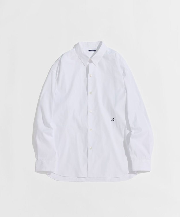 LENO REGULAR COLLAR SHIRTS 《UNISEX》 レギュラーカラーシャツ WHITE