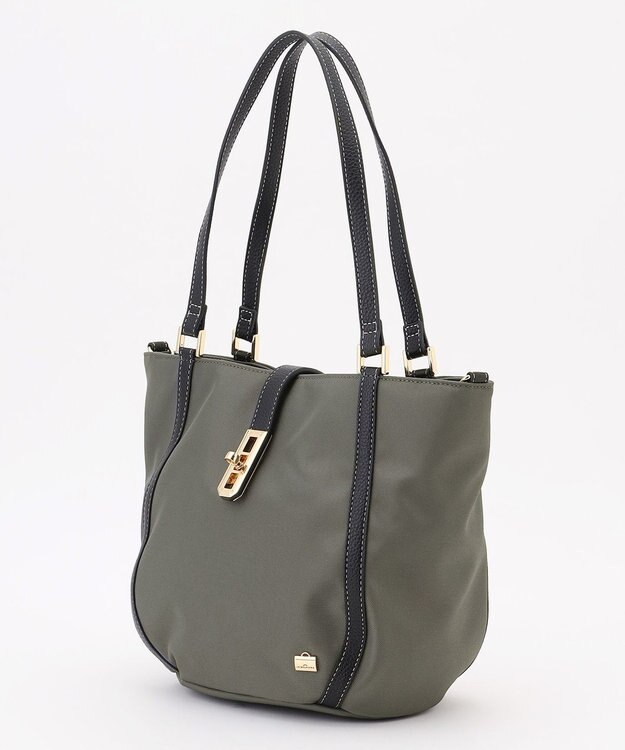 LA BAGAGERIE ポリエステルオックス2wayトート グレー