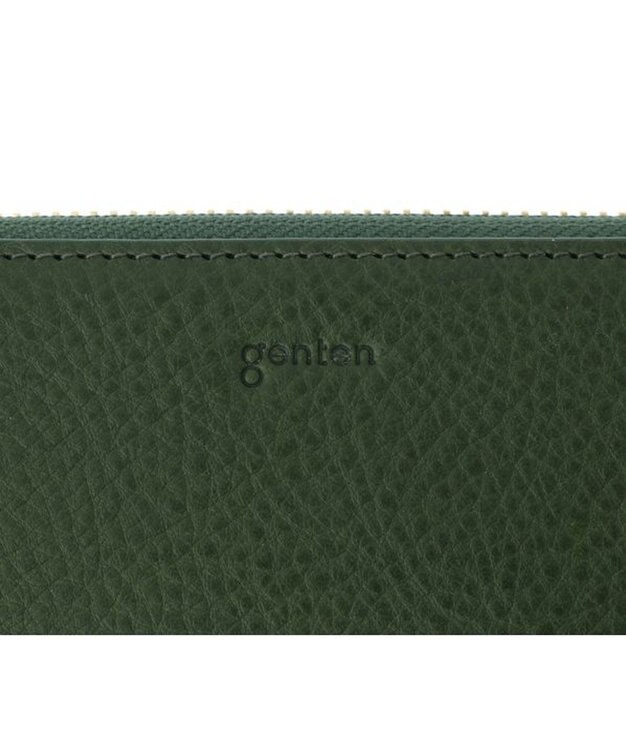 genten ミネルヴァ2 Lファスナー長財布 グリーン