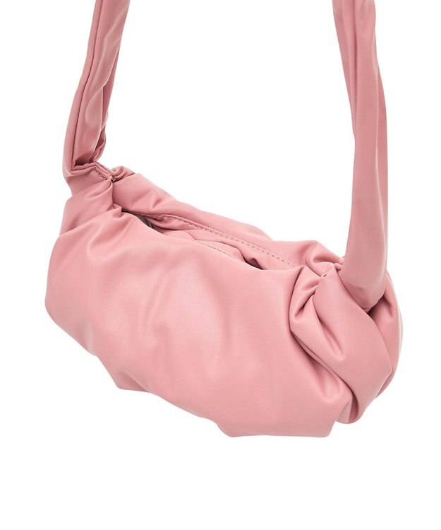 Green Parks ・ＱＵＯＮ　ギャザーリボンショルダー Pink