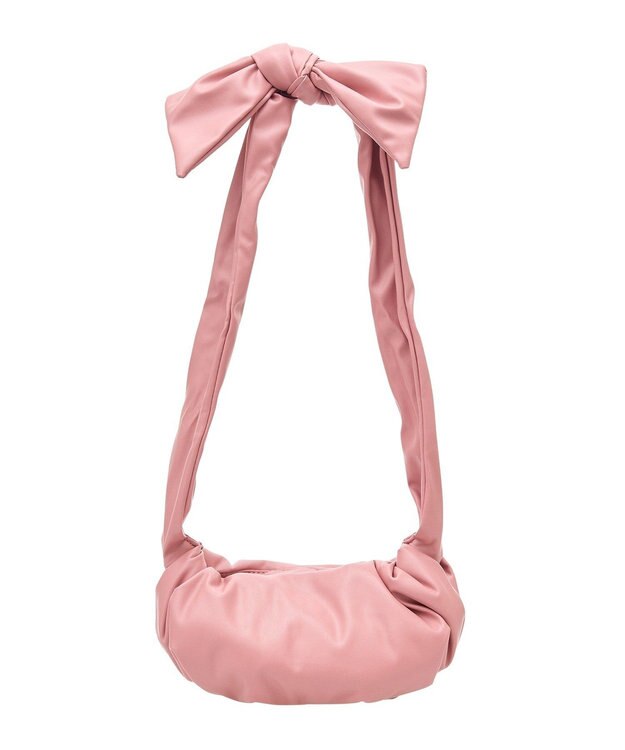 Green Parks ・ＱＵＯＮ　ギャザーリボンショルダー Pink