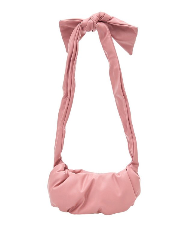 Green Parks ・ＱＵＯＮ　ギャザーリボンショルダー Pink