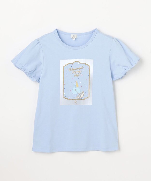 組曲 KIDS 【150-160㎝】 wonderful rainy day Tシャツ サックスブルー