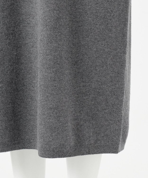 23区 S 【エステータ】マーセライズドウールカシミヤ ニットワンピース グレー系
