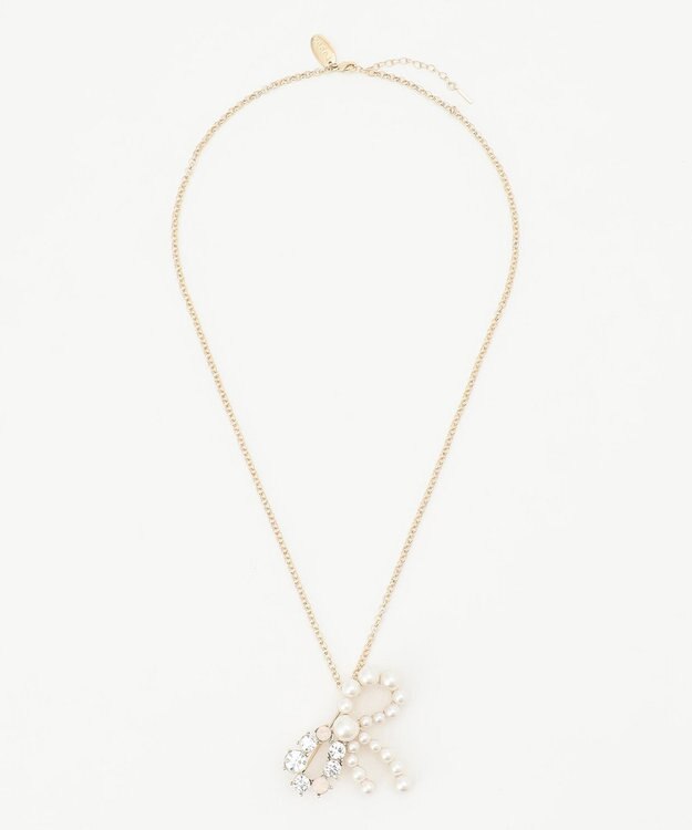 TOCCA RIBBON BROOCH NECKLACE ブローチネックレス ゴールド系