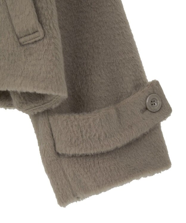 earth music&ecology シャギーショートコート Beige