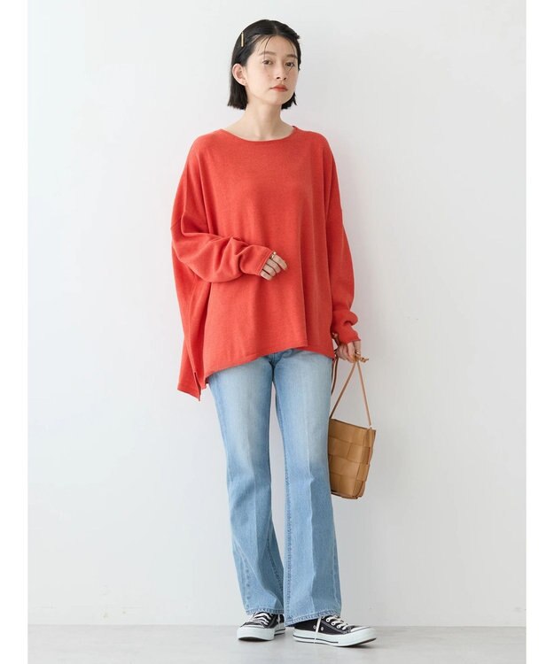 AMERICAN HOLIC ＢＩＧニットプルオーバー Red