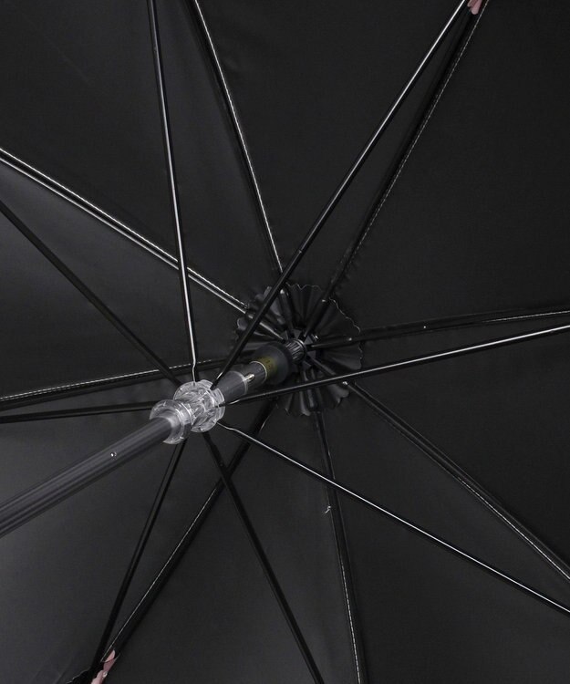 MOONBAT 【 遮光率100％/遮熱/UV】PAUL&JOE ACCESSOIRES(ポール&ジョー) 晴雨兼用日傘  Lovely daisy  クリザンテーム ヌネット 長傘 竹手元 ピーチ