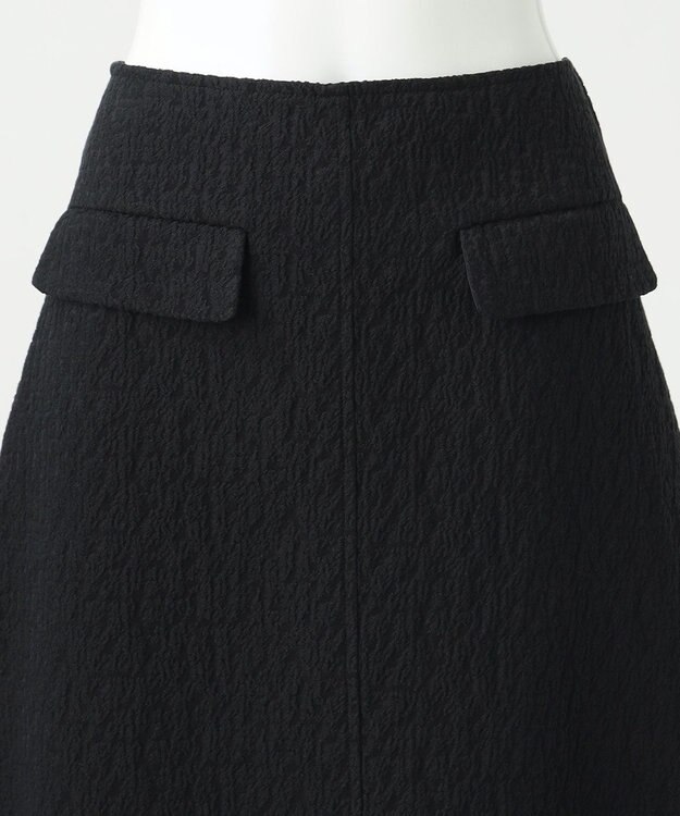 23区 L 【R(アール)】フクレジャカード スカート ブラック系