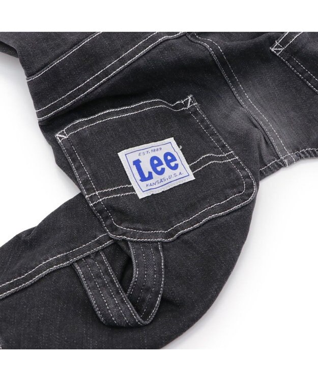 PET PARADISE Lee デニム オーバーオール 《ブラック》 小型犬 ブラック