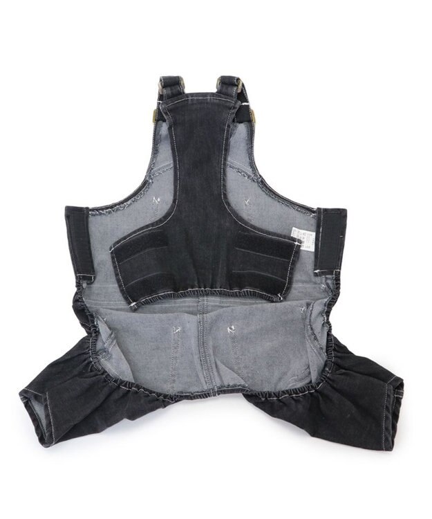 PET PARADISE Lee デニム オーバーオール 《ブラック》 小型犬 ブラック