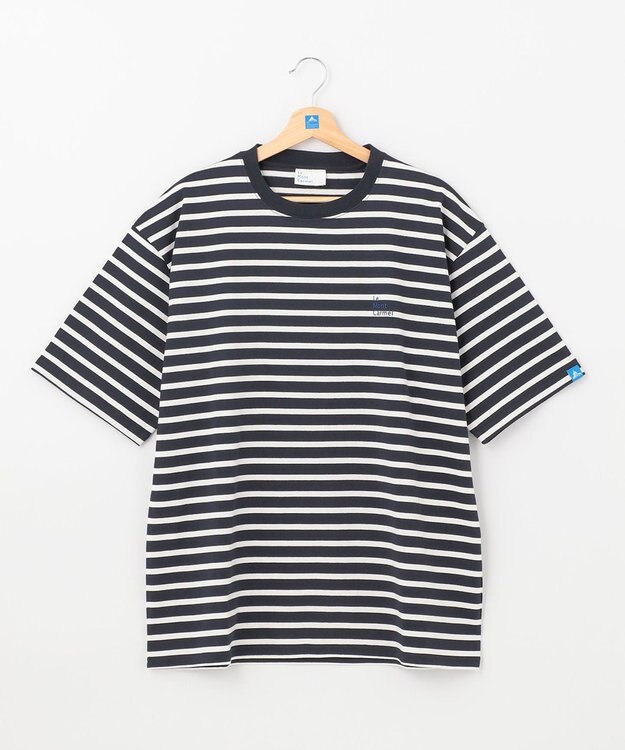 SHARE PARK MENS 【UNISEX】UVカット ボーダーロゴTシャツ ブラック