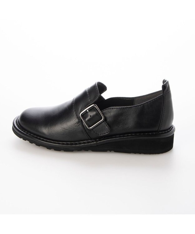 ing <ing>【サスティナブル】シングルモンクスリッポン ブラック