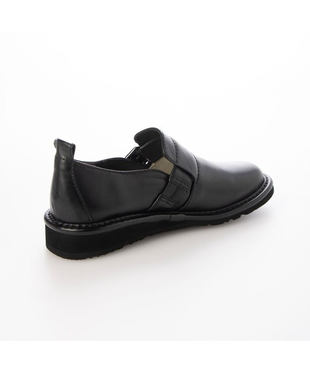 ing <ing>【サスティナブル】シングルモンクスリッポン ブラック