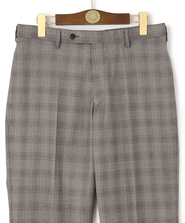 J.PRESS MEN 【J.PRESS MOVING】Albino Torello Viera グレナカートチェック スラックス ブラウン系3