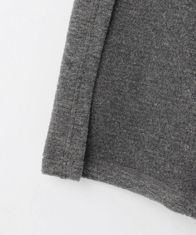 ANY 【手洗い可】エアリーラメジャケット チャコールグレー