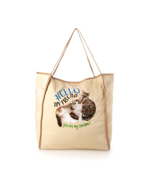 UNBILLION 【テレビ ドラマ着用アイテム】カシュカシュ cachecache / うちの子刺繍トートバッグ オーク