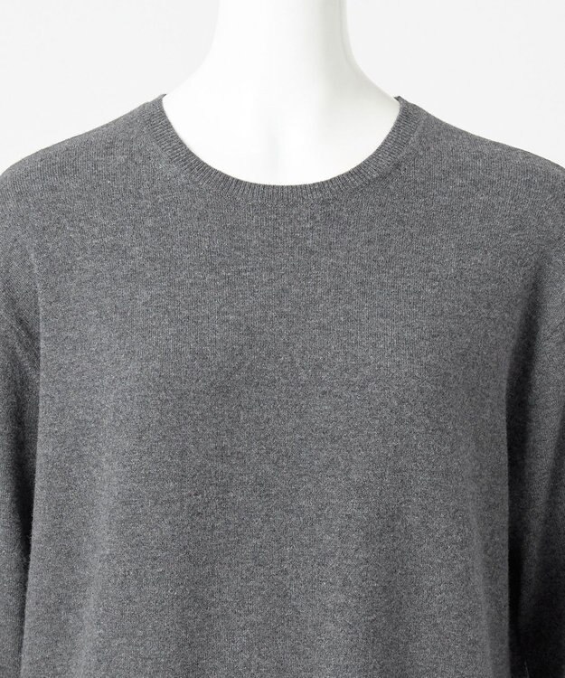 23区 S 【エステータ】マーセライズドウールカシミヤ ニットワンピース グレー系