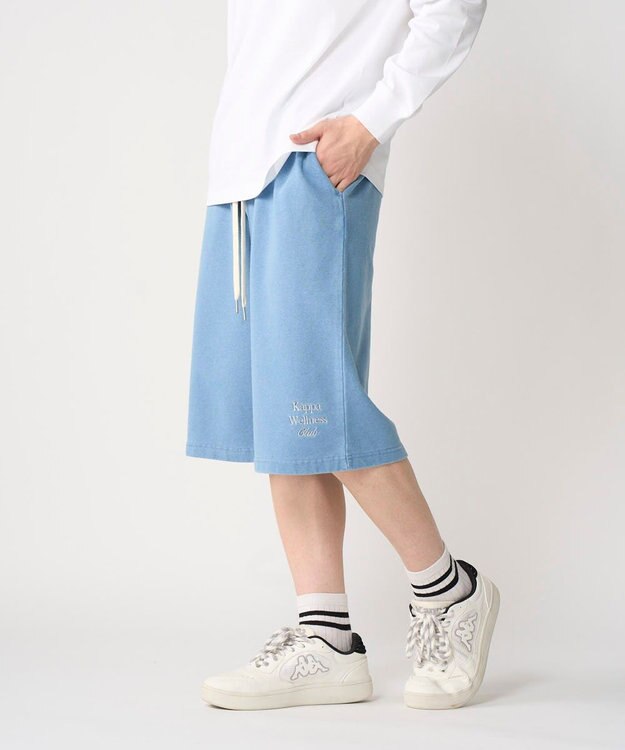 OP／FILA 【Kappa】ウェルネスクラブショート丈パンツ インディゴブルー