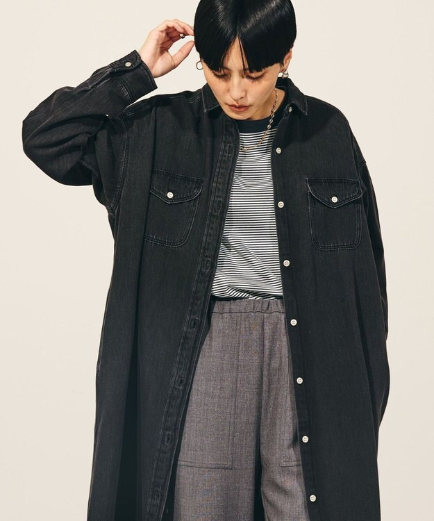 AMERICAN HOLIC デニムワンピース Black