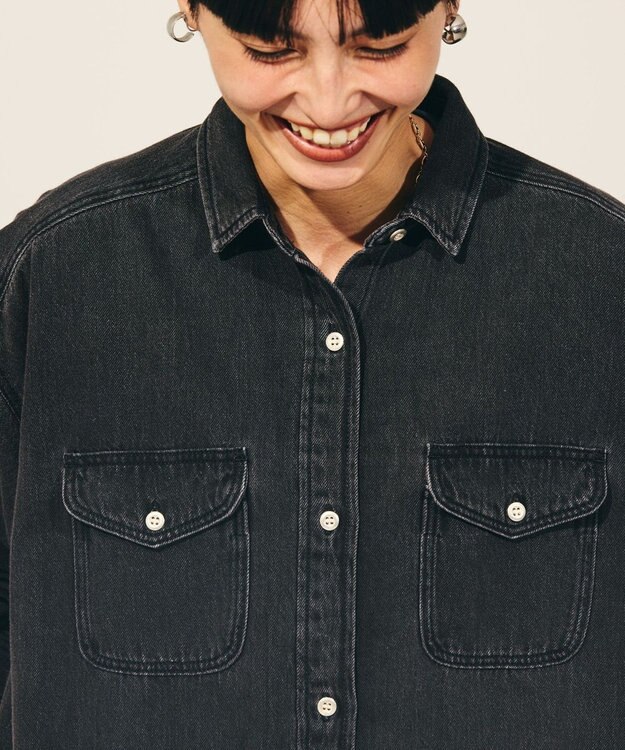 AMERICAN HOLIC デニムワンピース Black