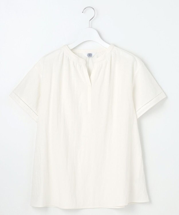 J.PRESS LADIES ナチュラルジャージー カットソー ホワイト系