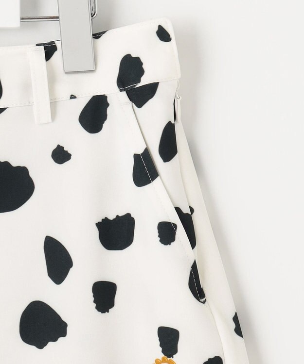 PW CIRCULUS 【WOMEN】【ストレッチ/撥水】インナー付き バックプリーツ スカート ダルメシアン