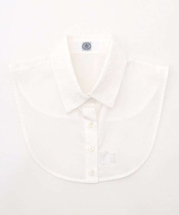 J.PRESS LADIES 【洗える】レース デコカラー 付け襟 ホワイト系