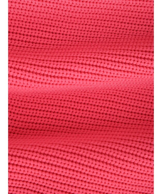 Green Parks スポンディシュ畦編みショート丈カーディガン Pink