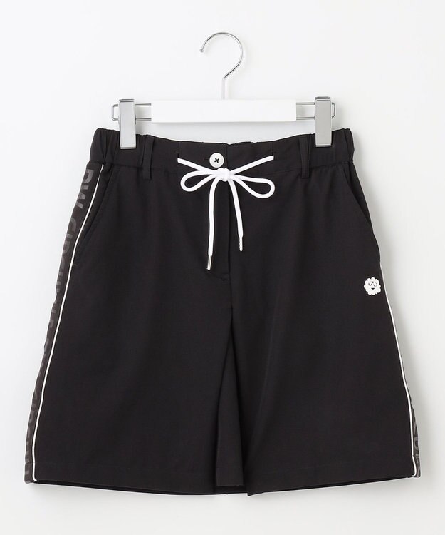 PW CIRCULUS 【 伸縮性あり 】【WOMEN】サイドロゴテープ スカート ブラック系