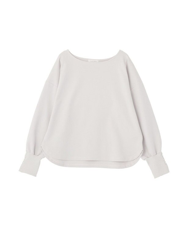 Green Parks パールスリーブカットプルオーバー Light Gray