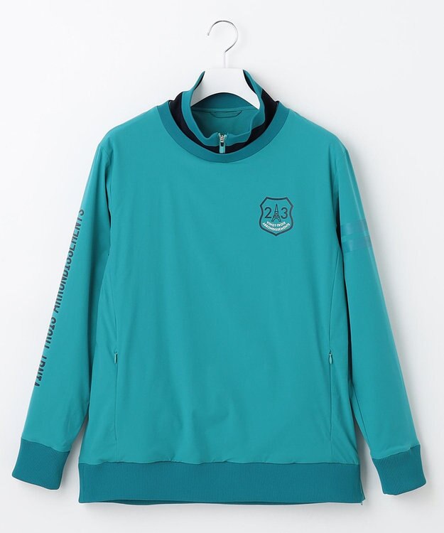 23区GOLF 着合わせ自在！3WAY着用可能【MEN】ツインスニード ピーコックグリーン系