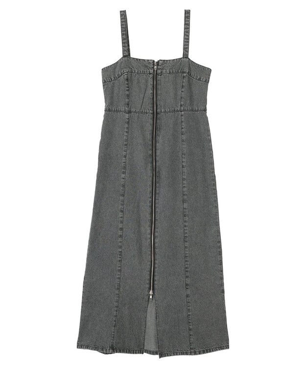 Green Parks ・ＥＬＥＮＣＡＲＥ　ＤＵＥ　デニム　Ｗ　ＺＩＰジャンスカ Black