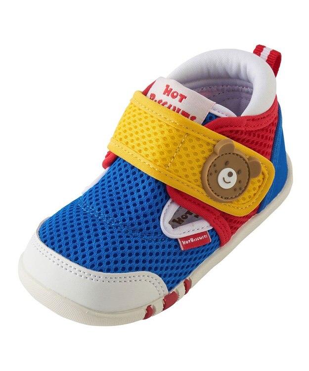 MIKI HOUSE HOT BISCUITS 【12-13cm】ダブルラッセル サマーファーストベビーシューズ マルチカラー