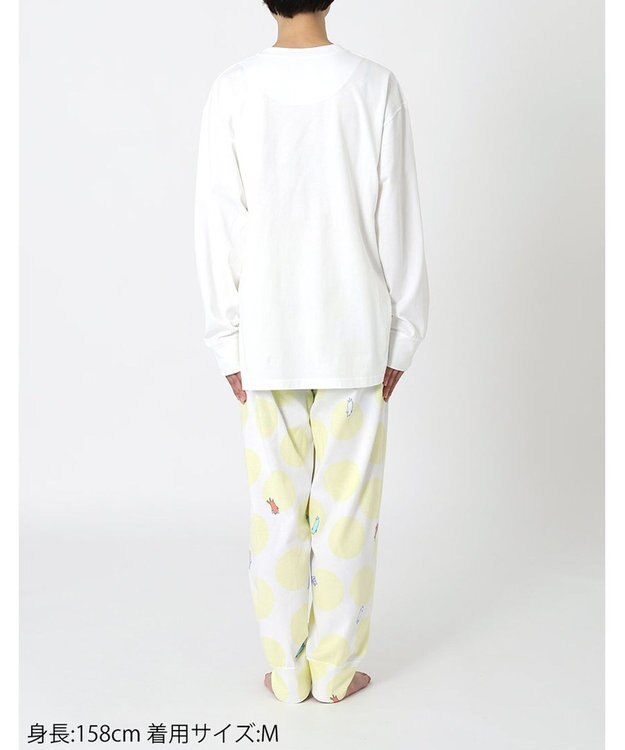 tsumori chisato SLEEP ツモリチサト パジャマ 長袖 長ズボン レディース UDX569 /ワコール クリーム