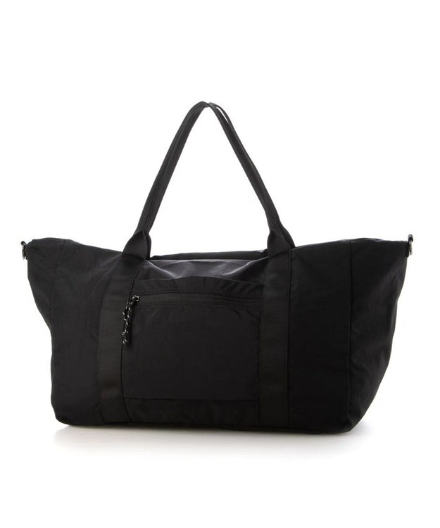 UNBILLION cachecache パッカブルナイロンボストンバッグ ブラック