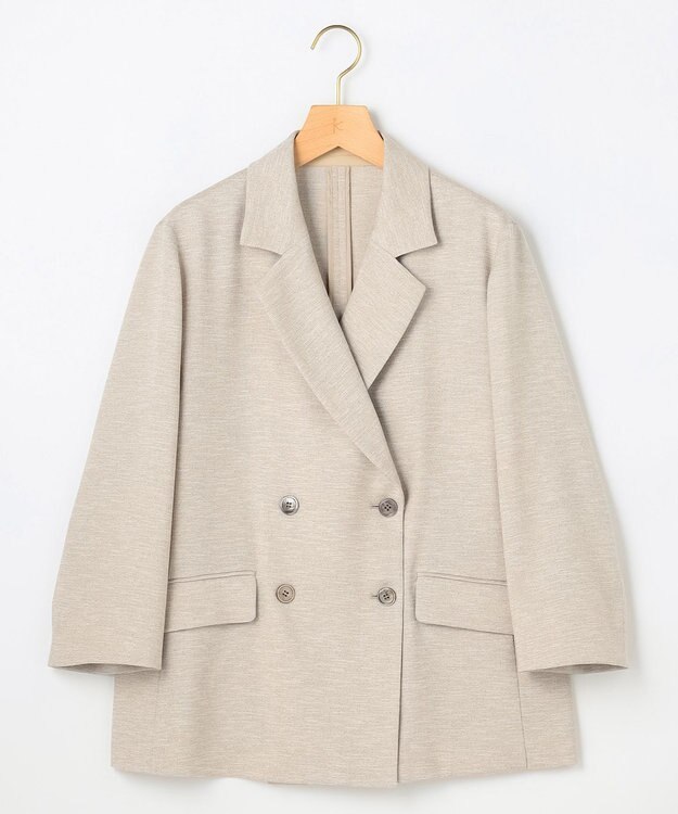 組曲 ライトリネンライク ジャケット ベージュ系