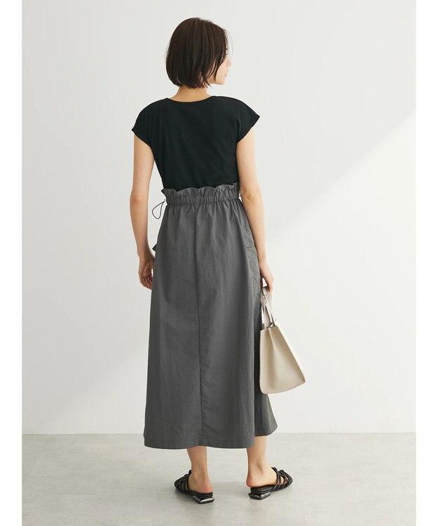 Green Parks ・ＥＬＥＮＣＡＲＥ　ＤＵＥ　ミリタリードッキングワンピ Charcoal Gray