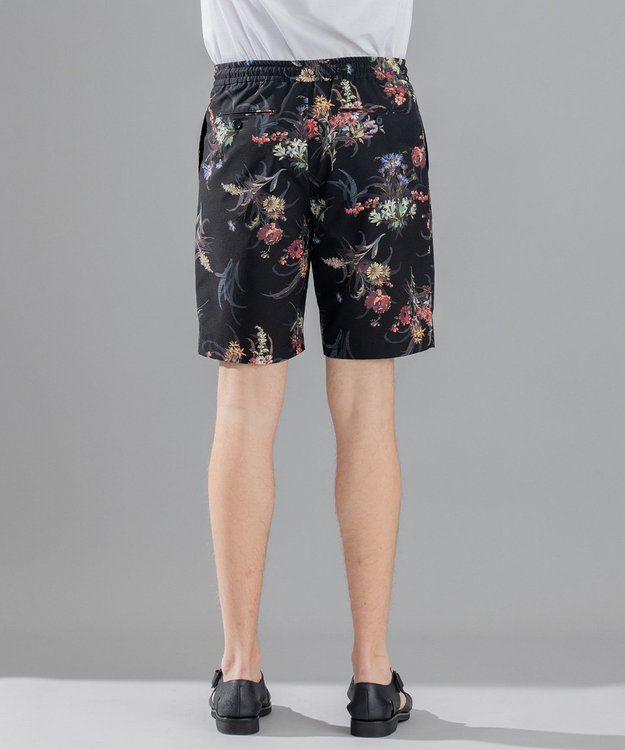 JOSEPH HOMME クールドッツストレッチ花柄 / BERMUDA ブラック系5