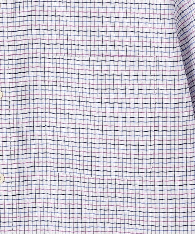 J.PRESS MEN 【WEB・一部店舗限定】オックスフォードトリプルカラーチェック 半袖シャツ/B.D ピンク系3
