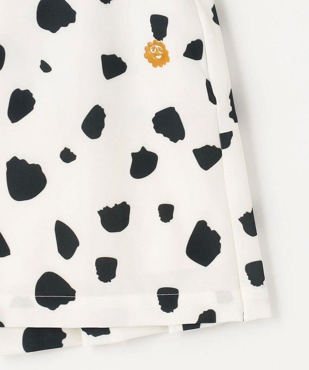 PW CIRCULUS 【WOMEN】【ストレッチ/撥水】インナー付き バックプリーツ スカート ダルメシアン