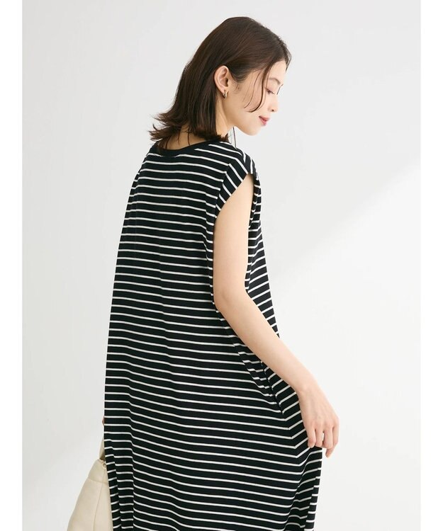 Green Parks ・ＳＵＧＡＲ　ＳＰＯＯＮ【ＣＯＯＬ】タックノースリワンピ Border