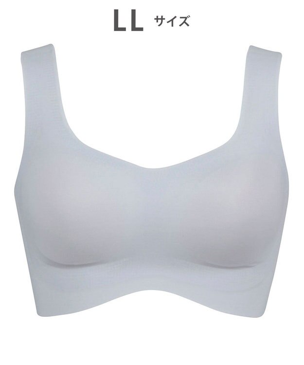 Wing ノンワイヤーブラ 【フィットトップ】 よく伸びて快適フィット 身生地部は吸汗速乾 MB1010 ウイング／ワコール チャコールグレー