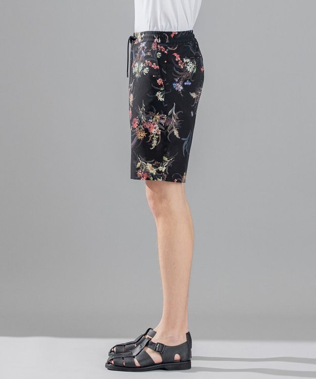 JOSEPH HOMME クールドッツストレッチ花柄 / BERMUDA ブラック系5