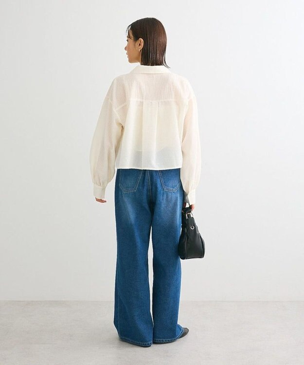 Green Parks ・ＥＬＥＮＣＡＲＥ　ＤＵＥ　ビスチェ付ショートシャツ Ivory