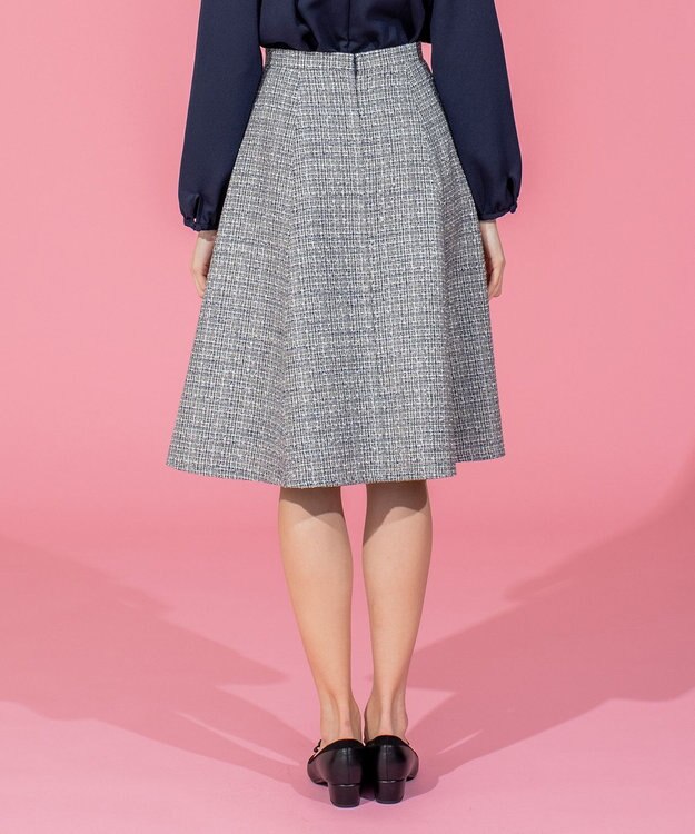 TOCCA 【洗える】PRIMAVERA SKIRT スカート ネイビー系