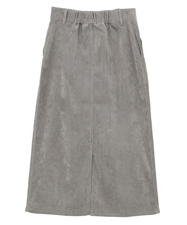 AMERICAN HOLIC コーデュロイベイカータイトスカート Gray