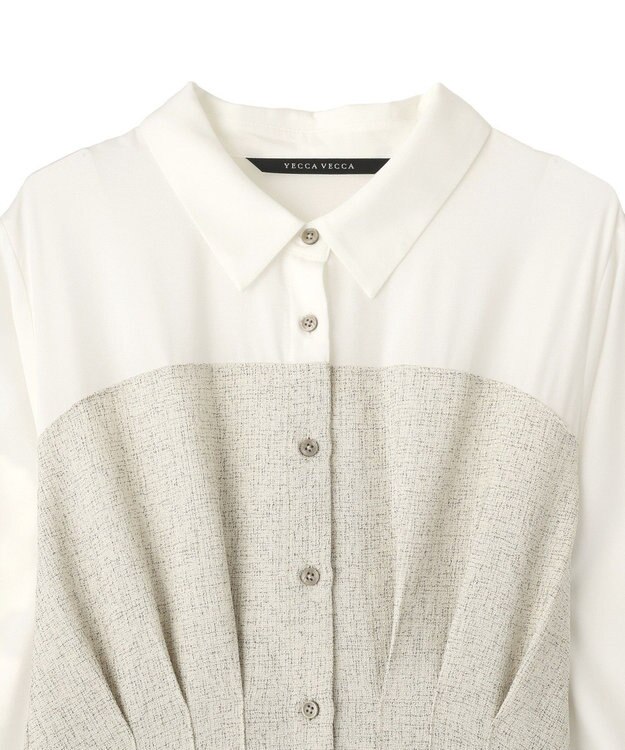 YECCA VECCA ベアドッキングワンピース Ivory