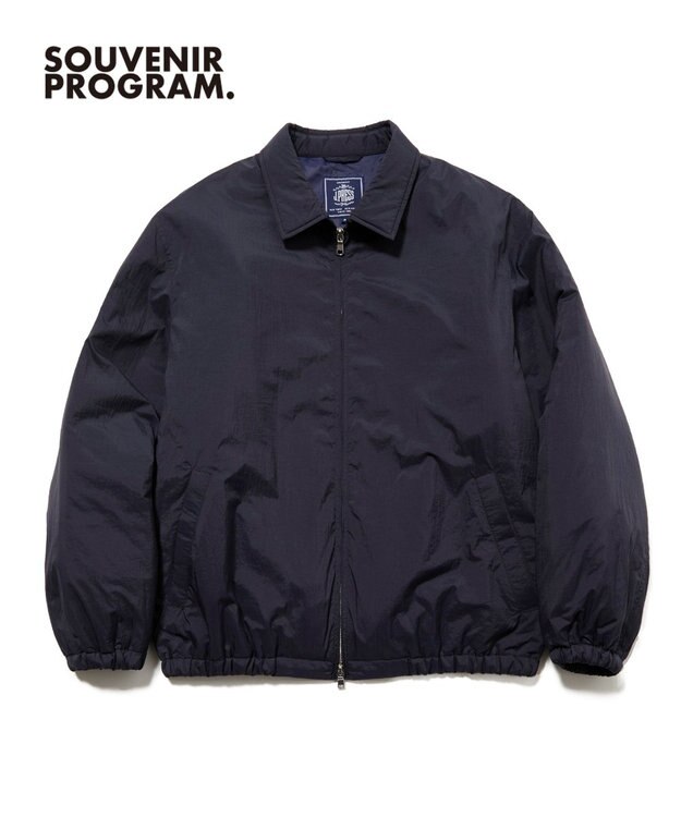 J.PRESS MEN 【J.PRESS ORIGINALS】【UNISEX】Nylon Washer Taffeta Golf Jacket ネイビー系